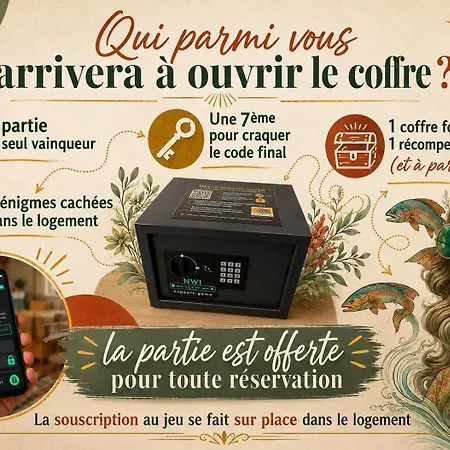 Hébergement de vacances Maison De Charme 9 Pers Piscine Intérieure Et Vue *